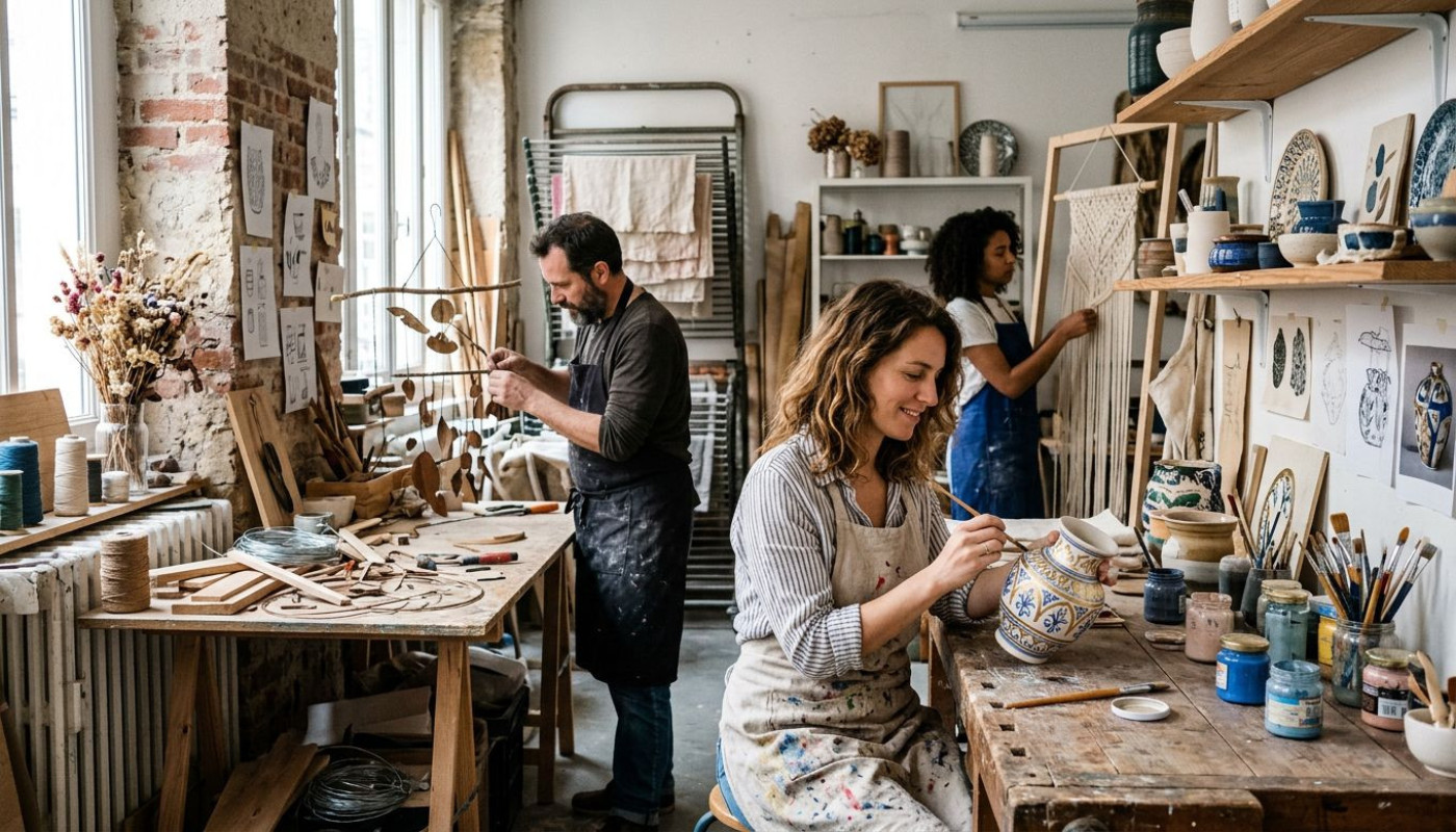 Dans les coulisses d’un atelier où la créativité façonne la décoration