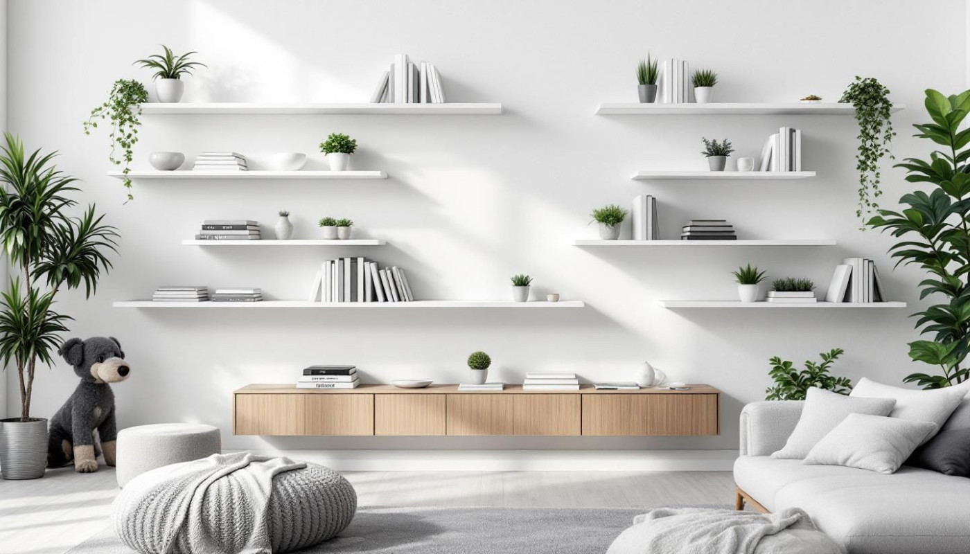 Optimisation de l'espace : pourquoi choisir des étagères murales en placo ?